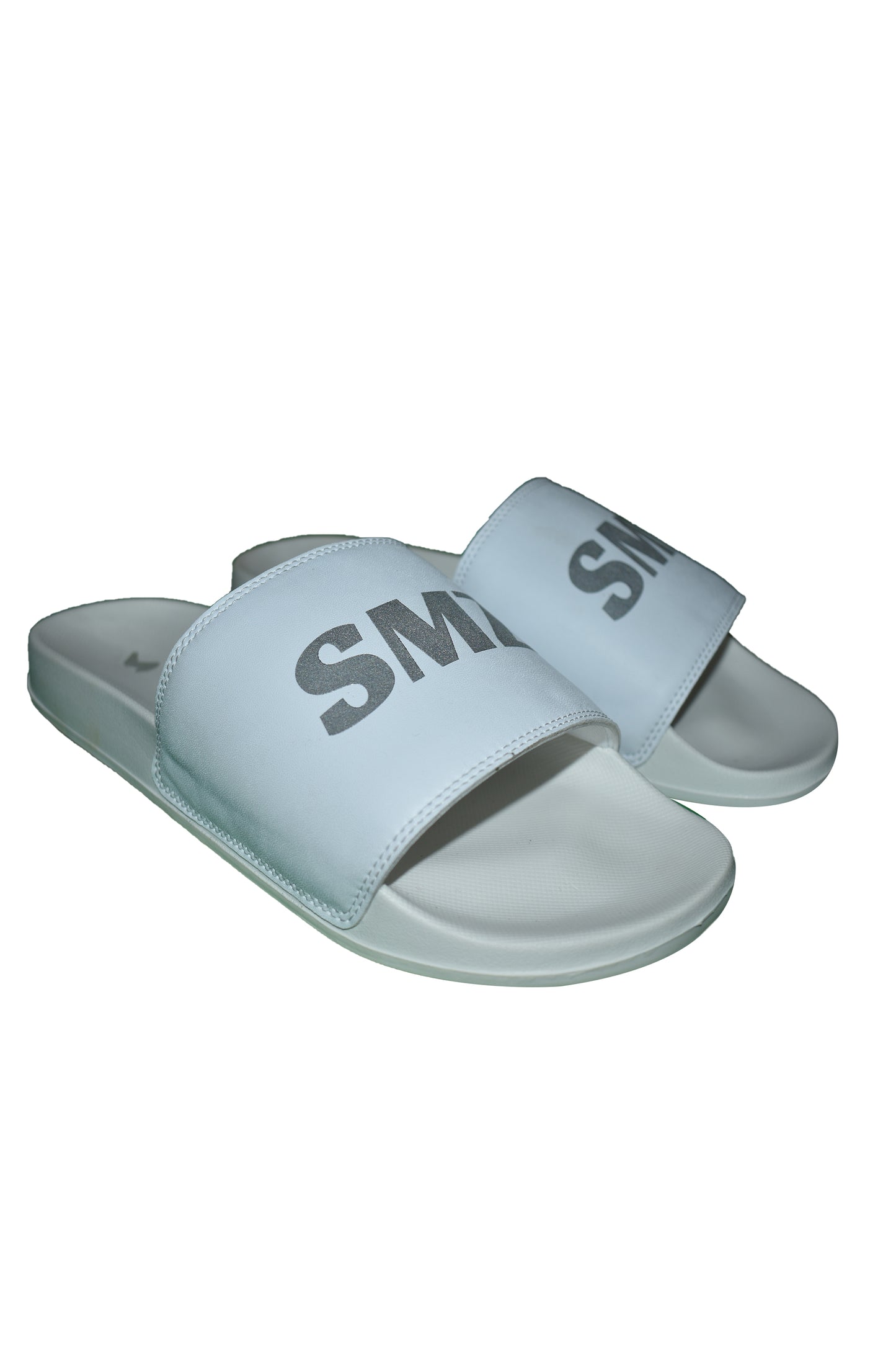 StepMarkz Glacier white Flip Flops